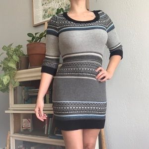 Cozy sweater dress